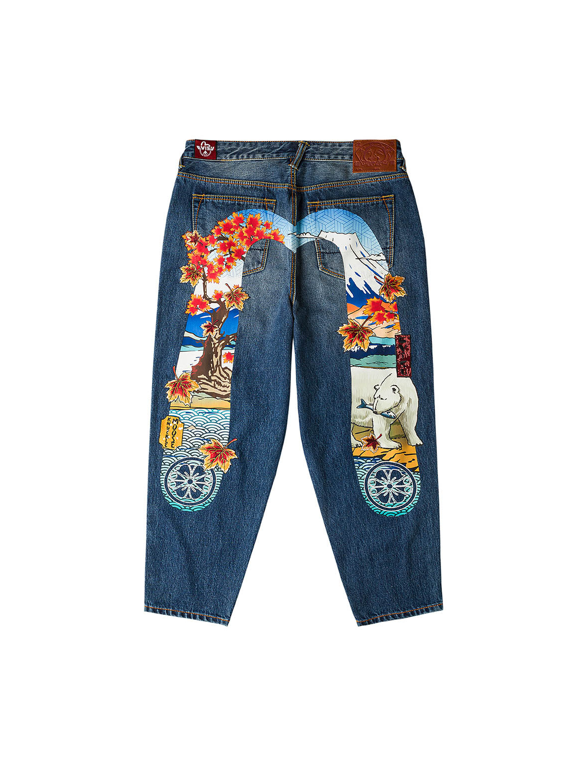 EVISU X MOOSE KNUCKLES Ukiyo-e Jeans